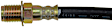 H34466 Front, Driver and Passenger Side First Stop Series Brake Line, EPDM Rubber