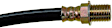 H36332 Front, Driver and Passenger Side First Stop Series Brake Line, EPDM Rubber