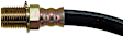 H36332 Front, Driver and Passenger Side First Stop Series Brake Line, EPDM Rubber