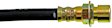 H36527 Rear, Center First Stop Series Brake Line, Metal and Rubber