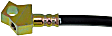 H36529 Rear, Center First Stop Series Brake Line, Metal and Rubber