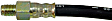 1966 Chevrolet Impala - Rear, Driver and Passenger Side Brake Line, EPDM Rubber, First Stop Series
