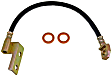 H36620 Front, Driver Side First Stop Series Brake Line, Metal and Rubber