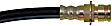 H36683 Rear, Center First Stop Series Brake Line, Metal and Rubber
