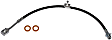 H36957 Front, Passenger Side First Stop Series Brake Line, Metal and Rubber
