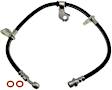 H380055 Front, Passenger Side First Stop Series Brake Line, Metal and Rubber