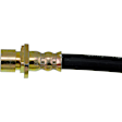 H380060 Front, Driver Side First Stop Series Brake Line, Metal and Rubber