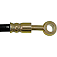 H380060 Front, Driver Side First Stop Series Brake Line, Metal and Rubber