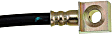 H380074 Front, Driver Side First Stop Series Brake Line, Metal and Rubber