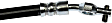 1999 Toyota Corolla - Front, Passenger Side Brake Line, Metal and Rubber, First Stop Series
