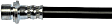 1999 Toyota Corolla - Front, Passenger Side Brake Line, Metal and Rubber, First Stop Series