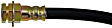 1990 Ford Bronco - Front, Passenger Side Brake Line, Metal and Rubber, First Stop Series