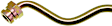 H380317 Front, Passenger Side First Stop Series Brake Line, Metal and Rubber