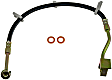 H380320 Front, Driver Side First Stop Series Brake Line, Metal and Rubber