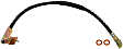 H380340 Front, Passenger Side First Stop Series Brake Line, Metal and Rubber