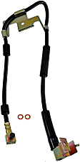 H380344 Front, Passenger Side First Stop Series Brake Line, Metal and Rubber