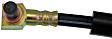 H380344 Front, Passenger Side First Stop Series Brake Line, Metal and Rubber