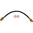 H380366 Front, Driver Side First Stop Series Brake Line, Metal and Rubber