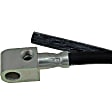 2004 Ford E-250 - Rear, Center Brake Line, Drum Brake Hose, EPDM Rubber, First Stop Series