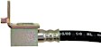 H380417 Rear, Passenger Side First Stop Series Brake Line, Metal and Rubber