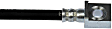 H380420 Front, Driver Side First Stop Series Brake Line, Metal and Rubber