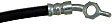 H380436 Front, Driver Side First Stop Series Brake Line, Metal and Rubber