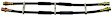 H380459 Rear, Driver or Passenger Side, Inner First Stop Series Brake Line, Metal and Rubber