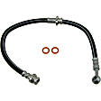 H380489 Front, Passenger Side First Stop Series Brake Line, Metal and Rubber
