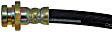 H380490 Front, Driver Side First Stop Series Brake Line, Metal and Rubber