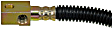 H380520 Rear, Center First Stop Series Brake Line, Metal and Rubber