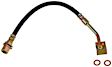 H380521 Front, Driver Side First Stop Series Brake Line, Metal and Rubber