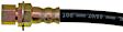 H380521 Front, Driver Side First Stop Series Brake Line, Metal and Rubber