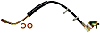 H380555 Front, Driver Side First Stop Series Brake Line, Metal and Rubber