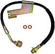 H380587 Front, Passenger Side First Stop Series Brake Line, Metal and Rubber