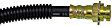 H380587 Front, Passenger Side First Stop Series Brake Line, Metal and Rubber