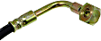 Front, Passenger Side First Stop Series Brake Line, Metal and Rubber