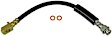 H38074 Front, Passenger Side First Stop Series Brake Line, Metal and Rubber