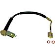 H380932 Front, Driver Side First Stop Series Brake Line, Metal and Rubber