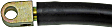 H380935 Rear, Center First Stop Series Brake Line, Metal and Rubber