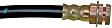 H380936 Rear, Center First Stop Series Brake Line, Metal and Rubber