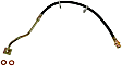 H381185 Front, Driver Side First Stop Series Brake Line, Metal and Rubber