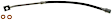 1999 Ford Windstar - Front, Driver Side Brake Line, From 11/02/98, Metal and Rubber, First Stop Series
