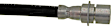 1999 Ford Windstar - Front, Driver Side Brake Line, From 11/02/98, Metal and Rubber, First Stop Series