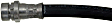 H381369 Rear, Driver and Passenger Side First Stop Series Brake Line, Metal and Rubber