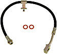 H38167 Front, Passenger Side First Stop Series Brake Line, Metal and Rubber