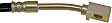 H38167 Front, Passenger Side First Stop Series Brake Line, Metal and Rubber
