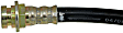 H38167 Front, Passenger Side First Stop Series Brake Line, Metal and Rubber