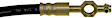 H38407 Rear, Driver or Passenger Side First Stop Series Brake Line, Metal and Rubber