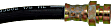 H38419 Front, Driver and Passenger Side, Outer First Stop Series Brake Line, Metal and Rubber