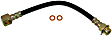 1989 Dodge W100 - Front, Driver and Passenger Side, Outer Brake Line, Metal and Rubber, First Stop Series